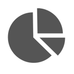 Icon representing a piechart.