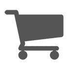 Icon representing a shopping cart.