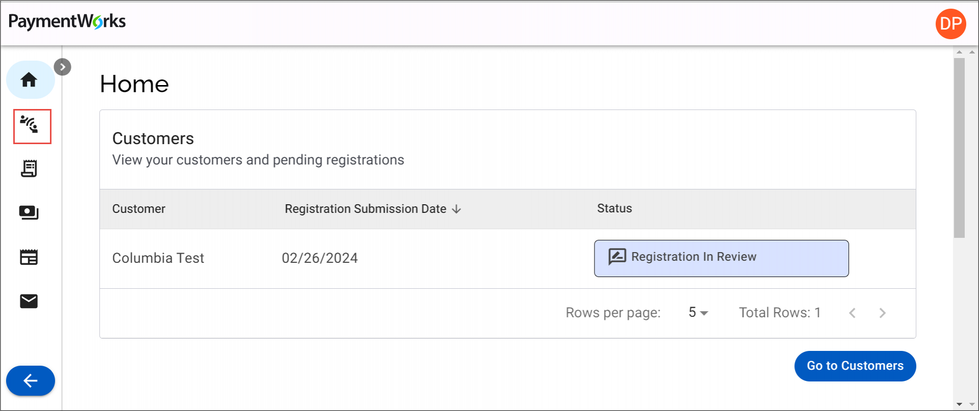 PaymentWorks Vendor Status