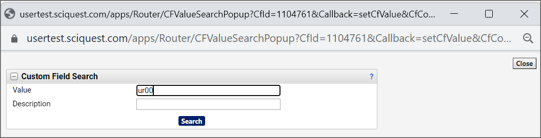 CU Marketplace Custom Field Search