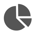 Icon representing a piechart.