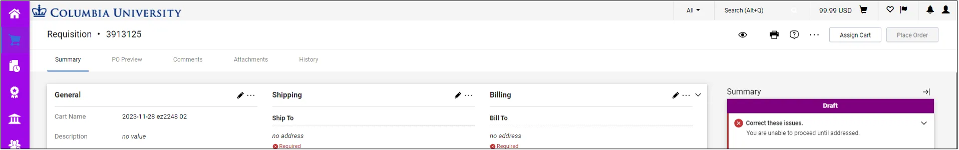 CU Marketplace Screenshot