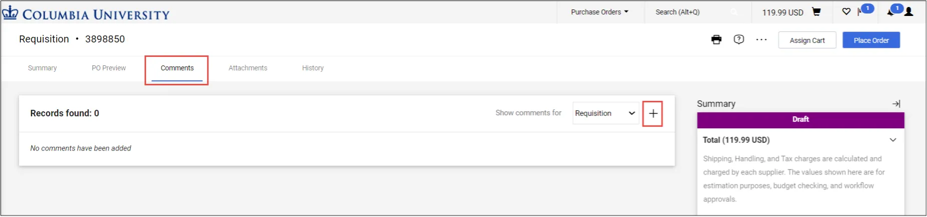 CU Marketplace Screenshot